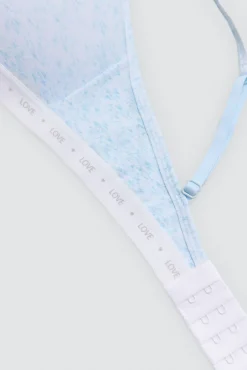 Sujetador juvenil algodón azul celeste<Ysabel Mora Online