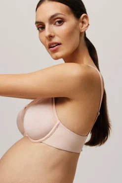 Sujetador lactancia con aro sin relleno rosa<Ysabel Mora Online