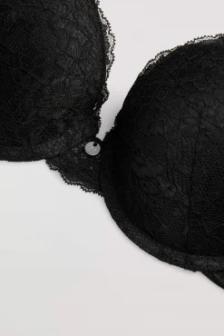 Sujetador push up & braga brasileña lencera negra<Ysabel Mora Best