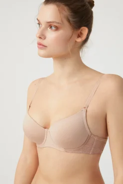 Sujetador push up con aro con relleno nude<Ysabel Mora Best