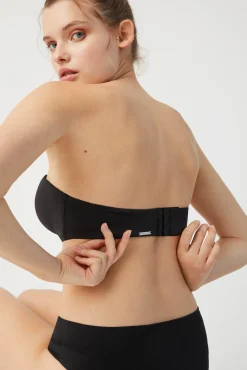 Sujetador push up sin tirantes-multiposición negro<Ysabel Mora Discount