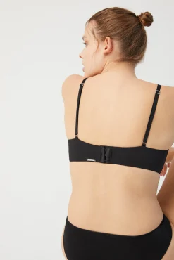 Sujetador push up sin tirantes-multiposición negro<Ysabel Mora Discount