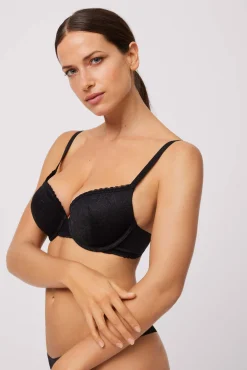 Sujetador push-up negro<Ysabel Mora Best