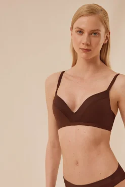 Sujetador sin aro con relleno chocolate<Ysabel Mora Hot
