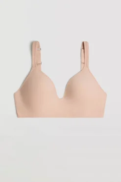 Sujetador sin aro con relleno nude<Ysabel Mora Discount