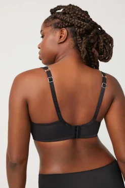 Sujetador sin aro con relleno negro<Ysabel Mora New