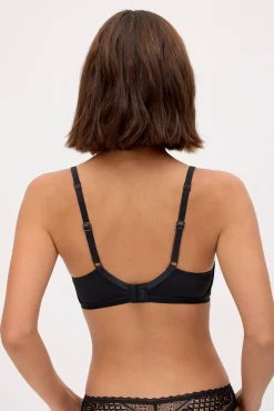 Sujetador sin aro con relleno negro<Ysabel Mora Outlet