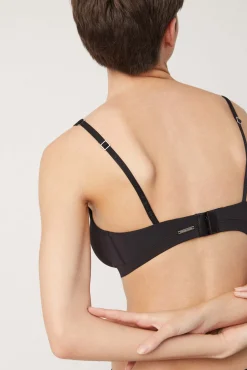 Sujetador sin aro sin relleno negro<Ysabel Mora Sale