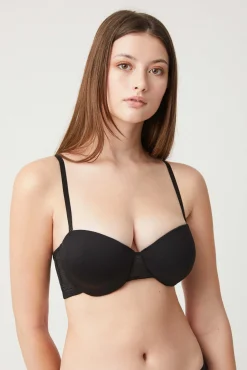 Sujetador sin tirantes-multiposición negro<Ysabel Mora Clearance