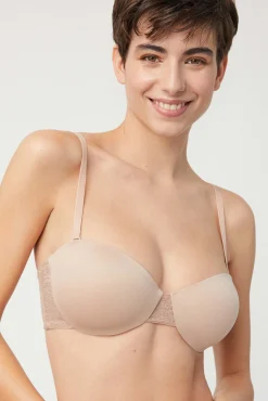 Sujetador sin tirantes-multiposición nude<Ysabel Mora Online