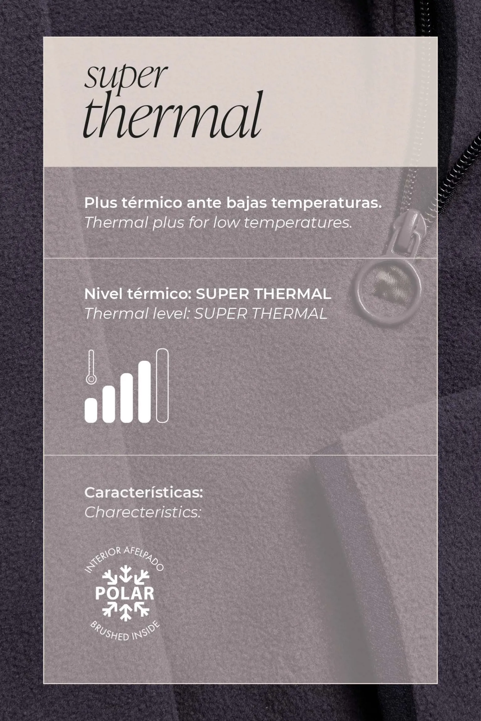 SUPER TÉRMICO Chaqueta polar mujer<Ysabel Mora New