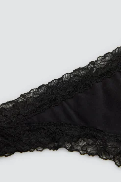 Tanga algodón detalles encaje<Ysabel Mora Sale