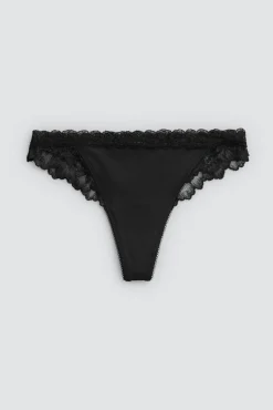 Tanga elástico con encaje<Ysabel Mora Clearance