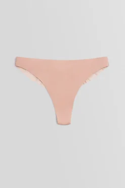 Tanga invisible con encaje nude<Ysabel Mora Clearance