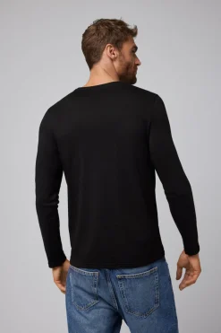 TÉRMICO Camiseta control de temperatura manga larga negro<Ysabel Mora