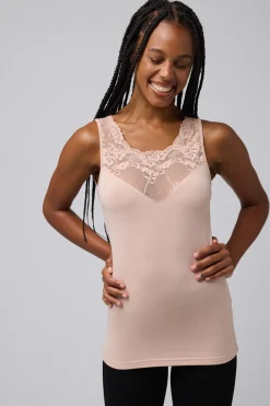 TÉRMICO Camiseta encaje sin mangas<Ysabel Mora Hot