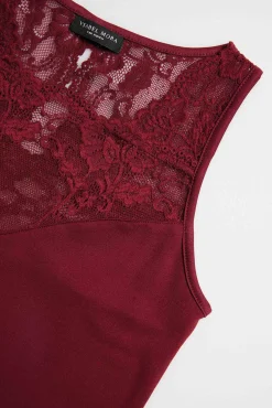 TÉRMICO Camiseta encaje sin mangas<Ysabel Mora Clearance