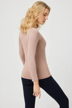 TÉRMICO Camiseta interior manga larga visón<Ysabel Mora Sale