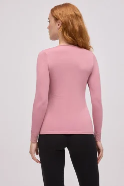 TÉRMICO Camiseta térmica cuello pico detalles encaje<Ysabel Mora Sale