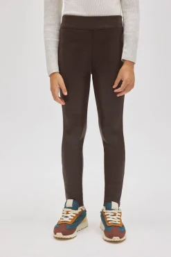 TÉRMICO Leggings afelpados niña efecto piel<Ysabel Mora Sale