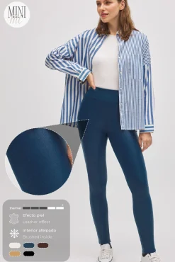 TÉRMICO Leggings afelpados efecto piel<Ysabel Mora Outlet