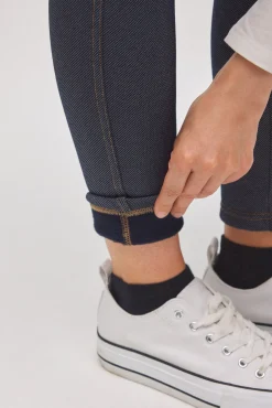 TÉRMICO Leggings afelpados efecto vaquero skinny negro<Ysabel Mora New