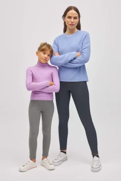 TÉRMICO Leggings afelpados niña efecto vaquero gris<Ysabel Mora Online