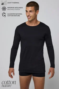TÉRMICO LIGERO Camiseta algodón manga larga<Ysabel Mora Sale