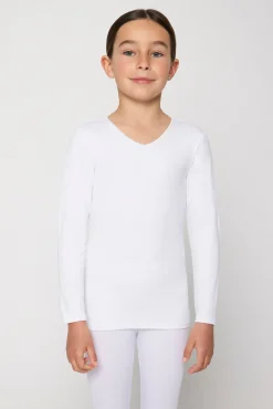 TÉRMICO LIGERO Camiseta algodón infantil manga larga<Ysabel Mora Sale