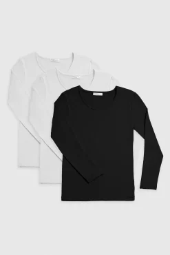 TÉRMICO Pack de 3 camisetas manga larga hombre<Ysabel Mora Online