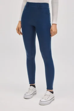 TÉRMICO Pantalón afelpado elástico efecto piel skinny azul<Ysabel Mora Clearance