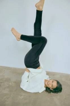 ULTRA TÉRMICO Leggings efecto pana afelpado polar negro<Ysabel Mora Hot