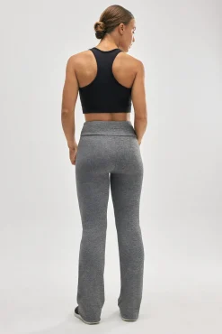 ULTRA TÉRMICO Leggings flare estilo deportivo afelpado polar gris<Ysabel Mora Outlet