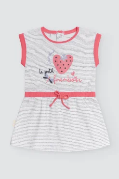 Vestido bebé sin mangas y bandana Framboise<Ysabel Mora Online