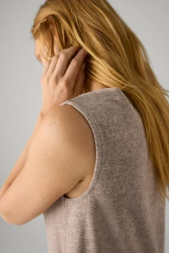 Vestido largo liso sin mangas<Ysabel Mora