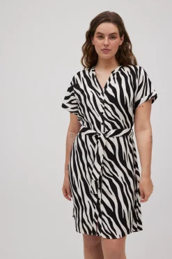 Vestido midi camisero animal print<Ysabel Mora Sale