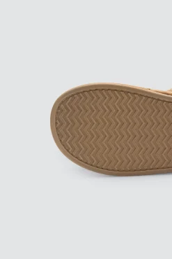 Zapatillas básicas con pelo marrón<Ysabel Mora Sale