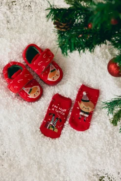Zapatillas casa bebé Navidad<Ysabel Mora Best