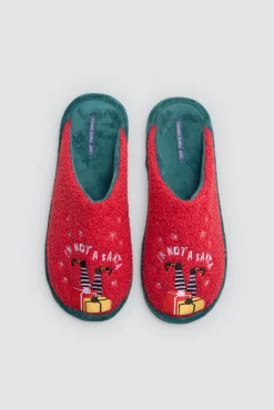 Zapatillas casa hombre Navidad I'm not a Santa<Ysabel Mora Best