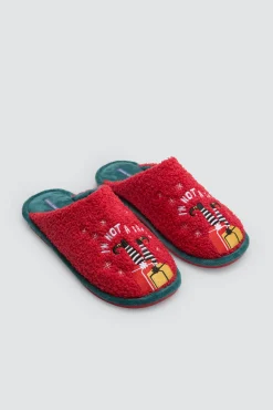 Zapatillas casa infantiles Navidad I'm not a Santa<Ysabel Mora Online