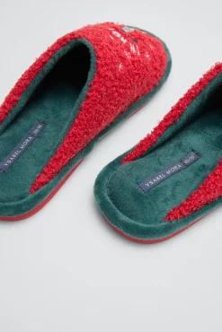 Zapatillas casa infantiles Navidad I'm not a Santa<Ysabel Mora Online