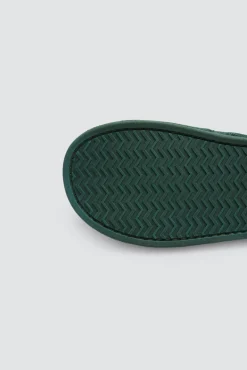 Zapatillas con textura verde<Ysabel Mora Outlet