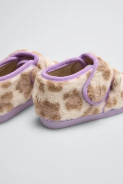 Zapatillas de casa bebé jirafa con velcro<Ysabel Mora Sale