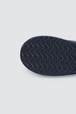 Zapatillas de casa con borreguito estampado pata de gallo<Ysabel Mora