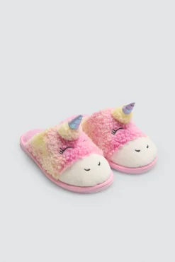 Zapatillas de casa infantiles unicornio 3D<Ysabel Mora