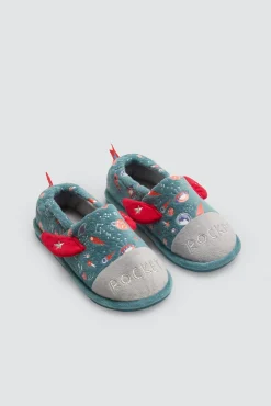 Zapatillas de casa infantiles cohete 3D con detalles espaciales<Ysabel Mora Outlet
