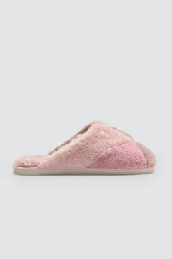 Zapatillas de casa pelo contraste texuras y colores<Ysabel Mora Sale