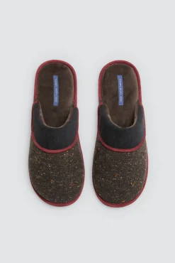 Zapatillas de casa tejido jaspeado<Ysabel Mora Sale