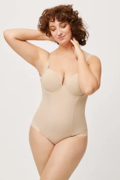 Body reductor con aro espalda abierta nude<Ysabel Mora Online