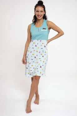 Camisón mujer algodón estampado veraniego | MUYDEMI<Ysabel Mora Clearance